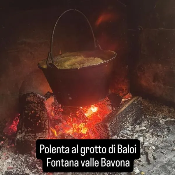 Grotto osteria di Baloi, hotel em Cevio