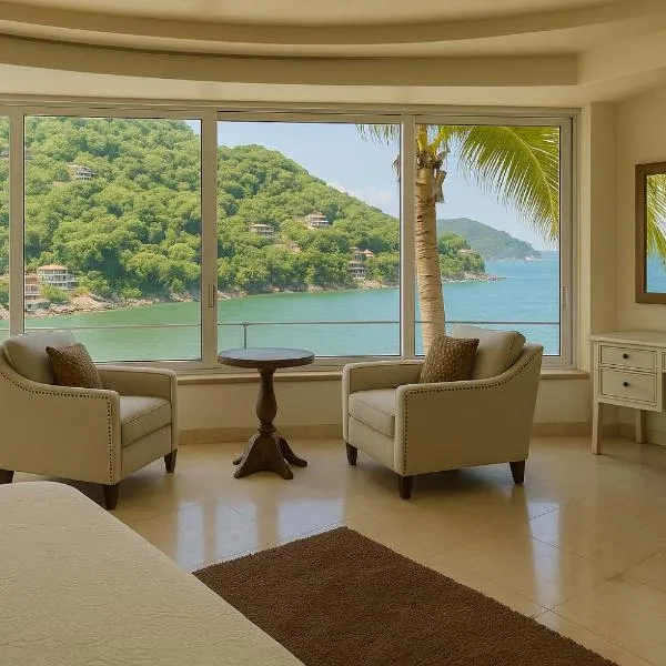 Boca de Tomatlán Ocean Frontage Boutique Hotel、プエルト・バジャルタのホテル