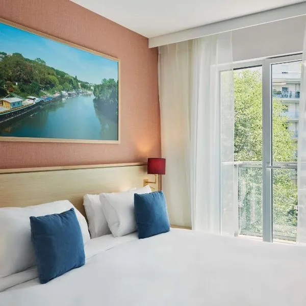 Viesnīca Aparthotel Adagio Paris Boulogne pilsētā Buloņa–Bijankūra