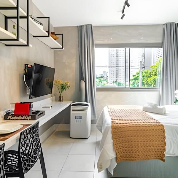 D203 Studio Luxo com Vaga e Ar Condicionado Prox Santa Cruz, CAVS e Hospitais - Foto 5