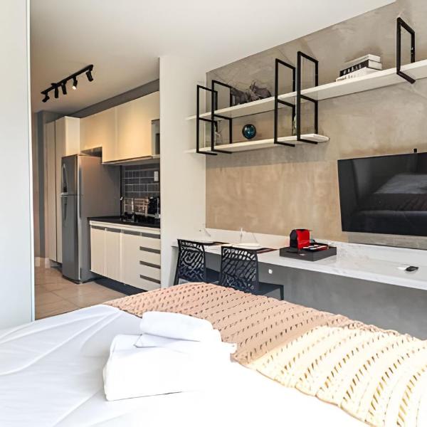 D203 Studio Luxo com Vaga e Ar Condicionado Prox Santa Cruz, CAVS e Hospitais - Foto 4