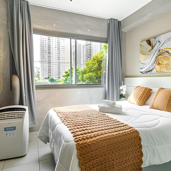 D203 Studio Luxo com Vaga e Ar Condicionado Prox Santa Cruz, CAVS e Hospitais - Foto 2