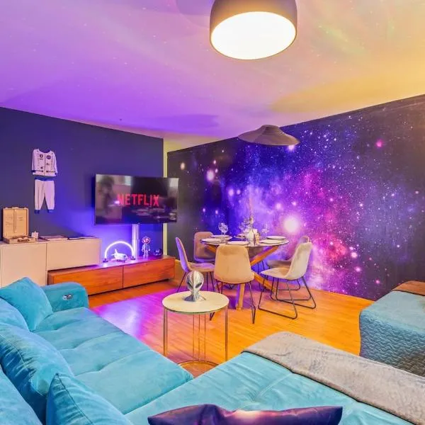 Milky Way - Unique Universe Space Design - Gym - Parking, hôtel à Vienne