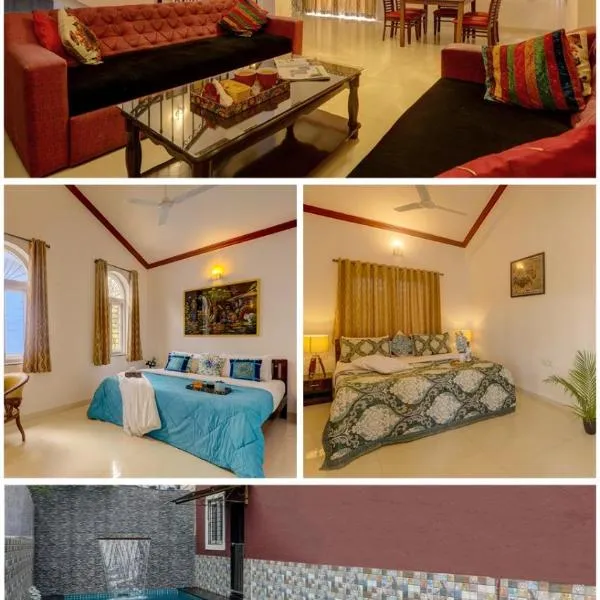 Ludo Private Pool Villa, WiFi-Caretaker-Parking, North Goa, hotel in Baga