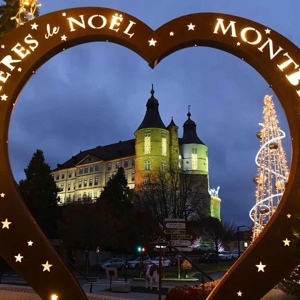 Gîte La Fabrique bain nordique & sauna , raquettes des neiges, hotel v destinaci Les Fontenelles