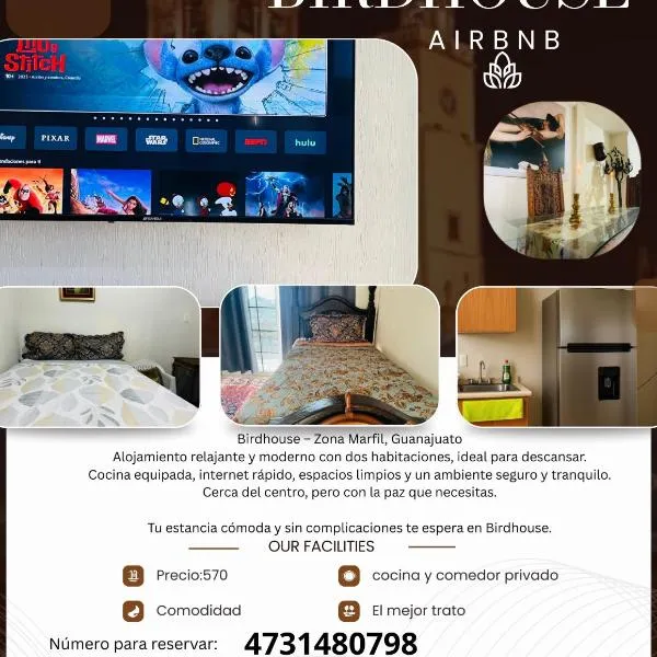 Birdhouse, Hotel in Guanajuato