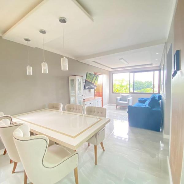 Apartamento completo, 2 quartos com suite e garagem, 15 minutos do aeroporto