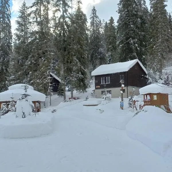 Chaty Studienky，位于Oravský Biely Potok的酒店