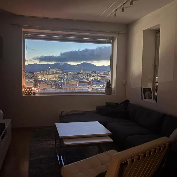 Stylish City Apartment with Panoramic Views, hotel din Tromsø