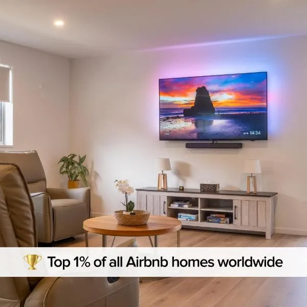 Brand New Games Room Family Home Sleeps 6, ξενοδοχείο σε Prebbleton