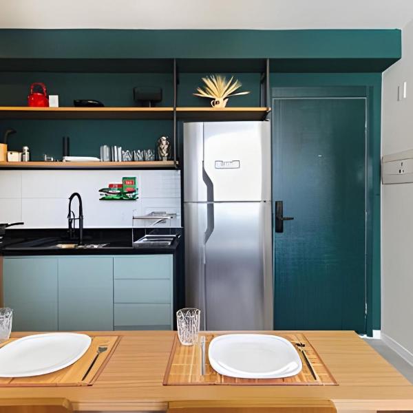 F1713 Apartamento Flora C Vaga Próximo ao Metrô Brás, até 7 hóspedes