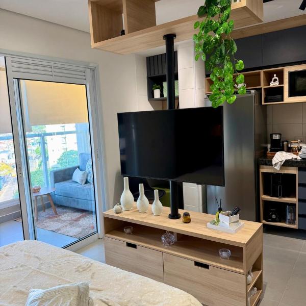 Studio 107 Home Com Varanda, Ar-condicionado e Netflix - Foto 5