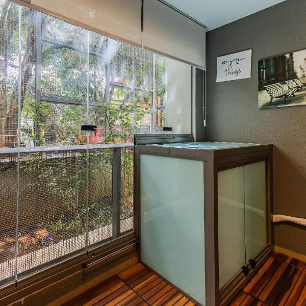 Belo Studio Vila Madalena | Piscina + Varanda + AC - Foto 5