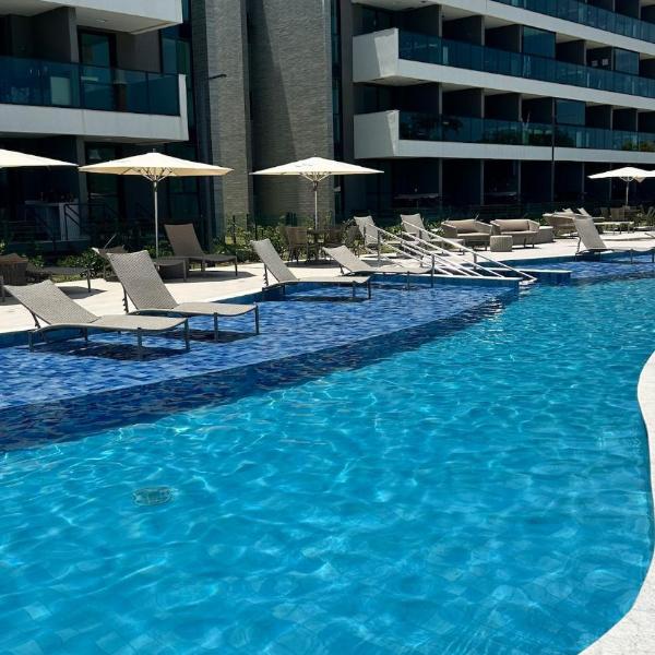Flat de luxo com estrutura de resort - Beach Class Summer - Porto de Galinhas