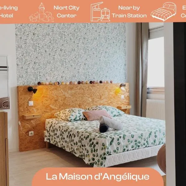 La maison d'Angelique - Coliving Hotel - Gare de Niort, ξενοδοχείο σε Niort