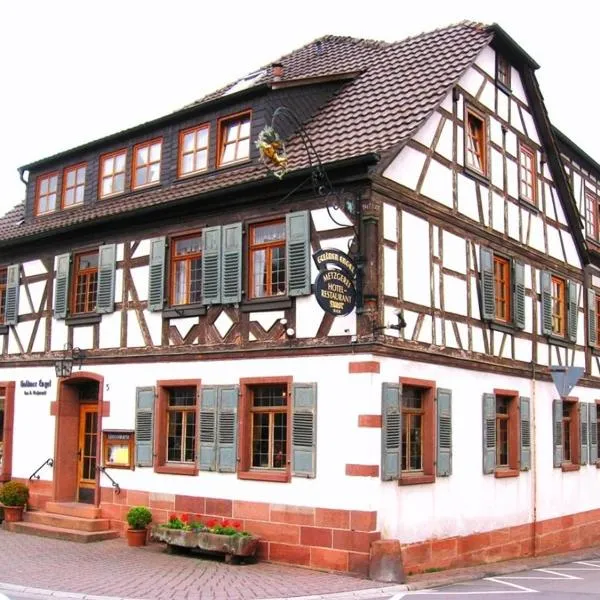 Goldner Engel, Restaurant - Hotel - Metzgerei, hotel in Laudenbach