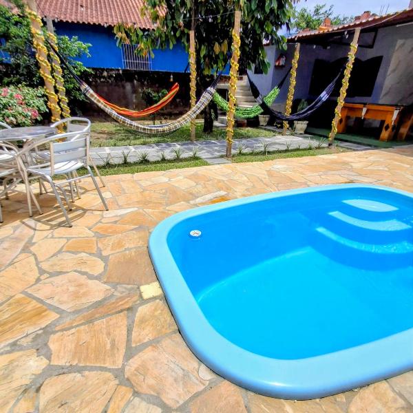 Casa no centro de Guapimirim, ar condicionado, piscina, churrasqueira, tranquilidade - Foto 4