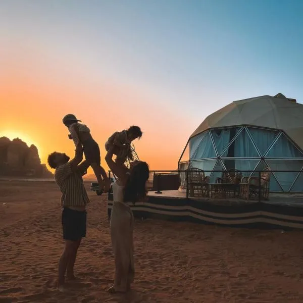 BUBBLE lUXURY RUM JNOPE CAMP, hotel v destinaci Wadi Rum