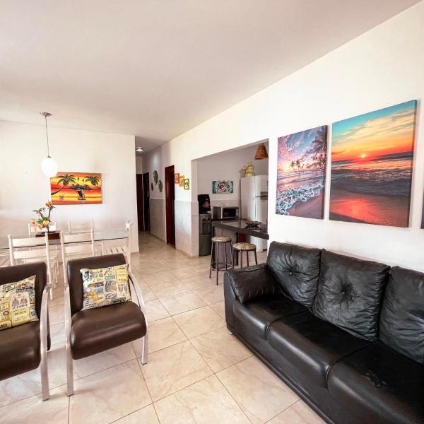 casasveraneio , Barra de são Miguel casa com 4 quartos sendo 2 suítes,todos com ar condicionado, 300 m da praia, 5 minutos praia das conchas e 10 do gunga! Área de lazer com piscina de 10 m churrasqueira e freezer!a melhor! - Foto 5