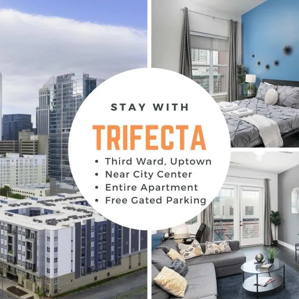 Trifecta Luxury Serviced Apartment in Uptown CLT, ξενοδοχείο στη Σάρλοτ