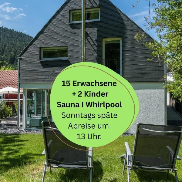 Dieboldsberg: Sauna | Whirlpool | Kamin | Garten, ξενοδοχείο σε Alpirsbach