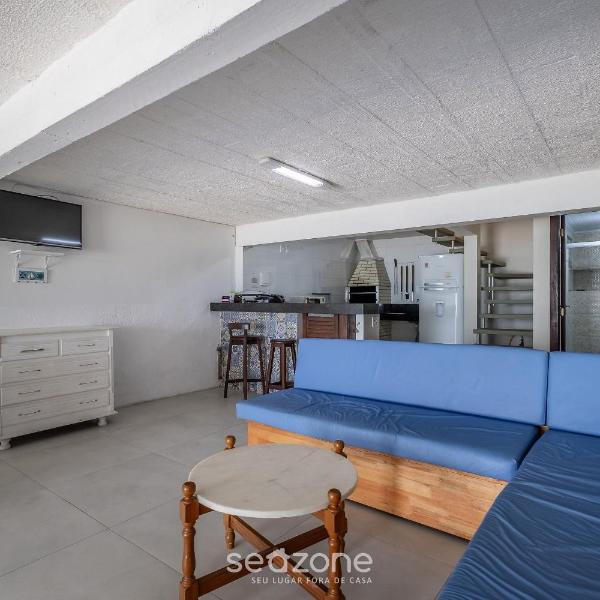 Casa 3Q pé na areia c/ churrasq. APC2200