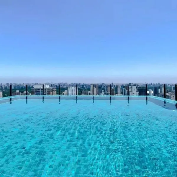 Estúdio Piscina Rooftop, WiFi 1GB, Metrô 600m, hotel en São Paulo