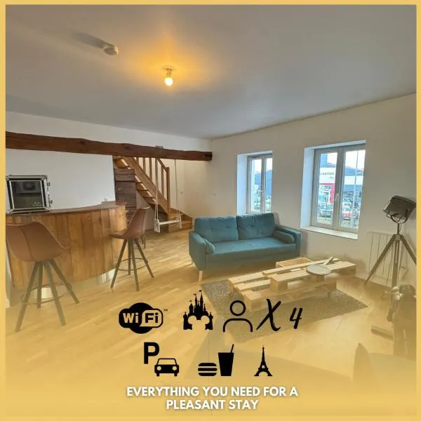 Le 72 - Bohemian Chic - 20 min from Disneyland Paris, hotel en Meaux