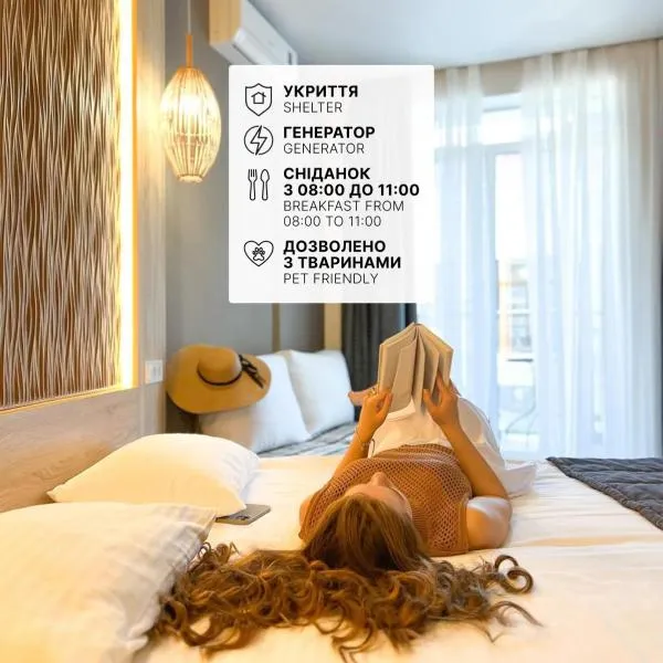 Mykonos Hotel Apart - Maestro, hotel v Oděse