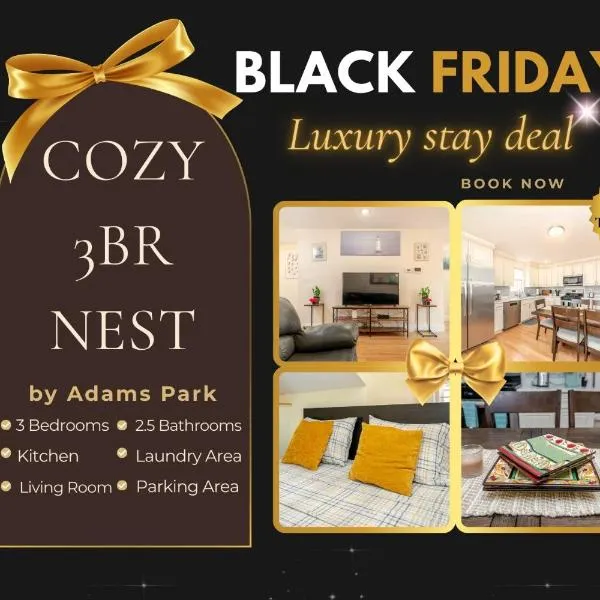 41 - 3BR Quincy - Lovely Townhouse near Adams, hotel in Quincy