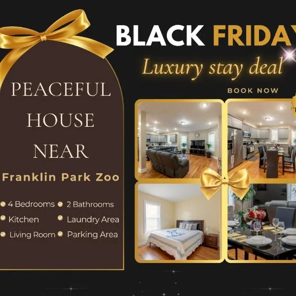 233-1 4BR Boston - Cozy Apt near MBTA Station, hotel in Boston