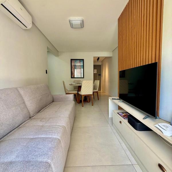 Apartamento completo no Caiçara com vista para mar