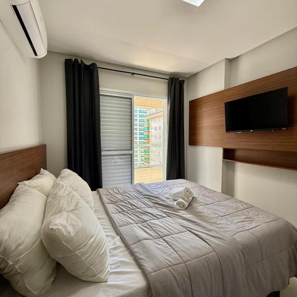 Apartamento completo no Caiçara com vista para mar - Foto 2