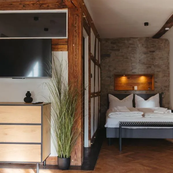 Lehm & Fachwerk 1-Zimmer-Apartment - Claycation, hotel v mestu Marktbreit