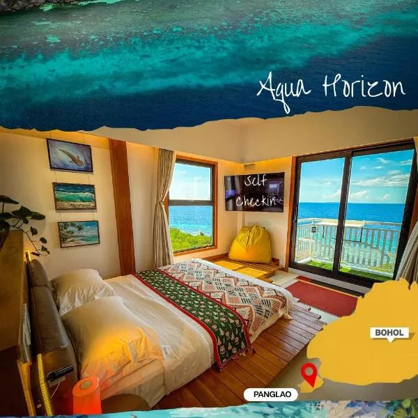 Aqua Horizon Beachside Skyline Vista Art Condominium、Dauisのホテル