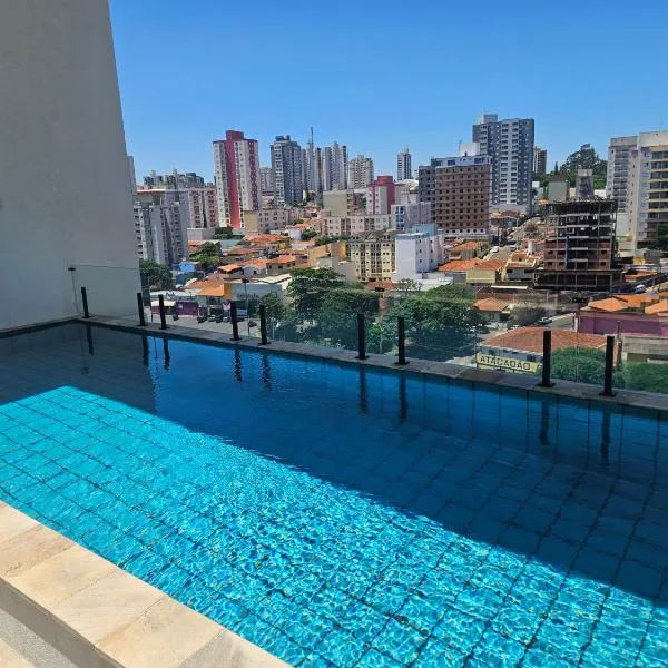 Apartamento 1 Completo com Piscina e Academia ao lado da USP, hotel a São Carlos