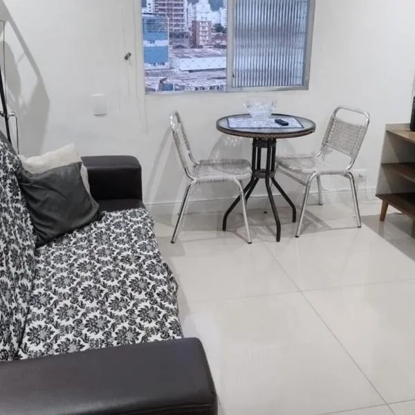 Apartamento charmoso e funcional perto da praia - 1 quarto, hotell sihtkohas Santos