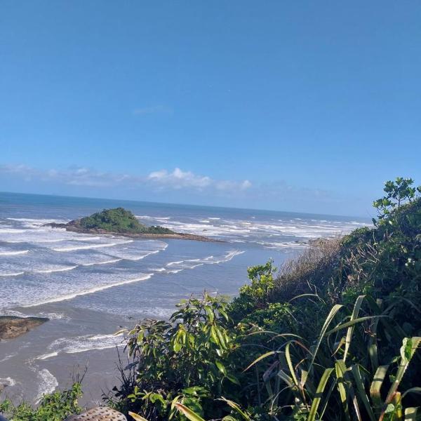 Apartamento na praia 2 qt com quintal e churrasqueira - Foto 5
