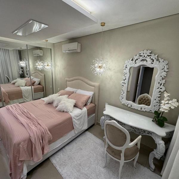 Apartamento luxo todo mobiliado e decorado - Foto 2