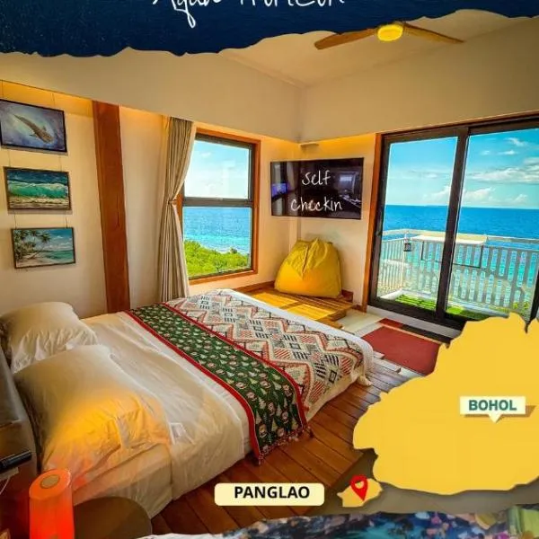 Aqua Horizon Beachside Skyline Vista Art Condominium, hotel in Dauis