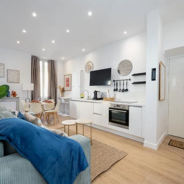 Chic Apartment Cannes Forville, 5 min Palais & Port, hotelli Cannesissa