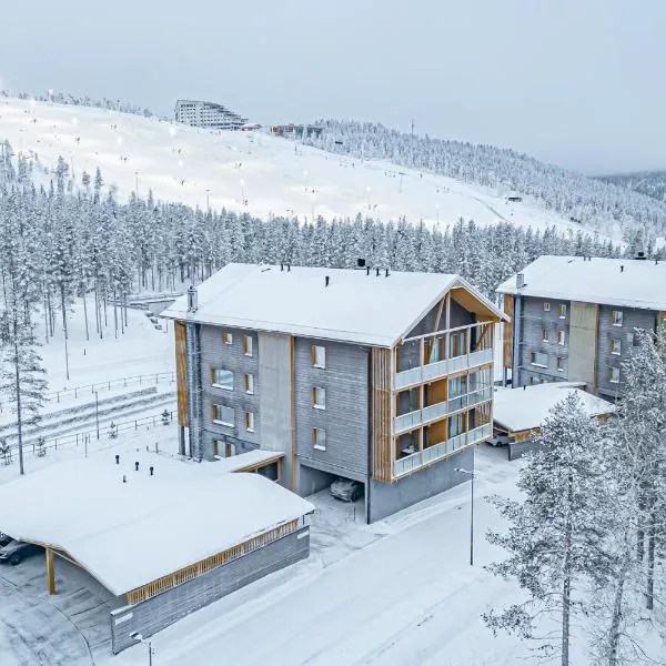 Lomavuokra Alpine Chalets Tunturinlaita B9, hotel din Levi