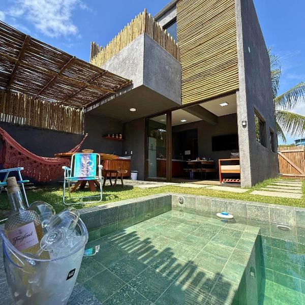MHV Milagres - Studio Guadalupe 07, Quarto & Sala com Piscina Privativa a poucos metros da Praia do Marceneiro - Foto 4