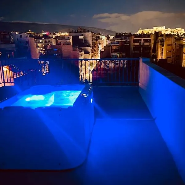 Krezias Apartments K1 Acropolis View & Jacuzzi !, hotel sa Athens
