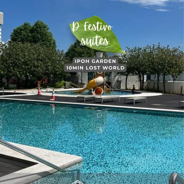 Ipoh D Festivo Suites 6-10pax 10mins to Sunway Tambun by IWH, Hotel in Ipoh