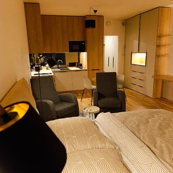 Metropolis apartment, free parking, city center, self check-in, viešbutis mieste Nivy