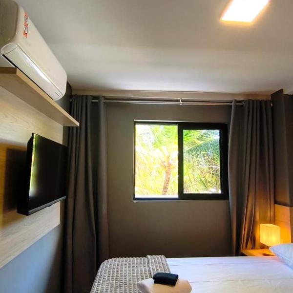 Apartamento Pé na areia com estacionamiento e kit praia - Foto 2