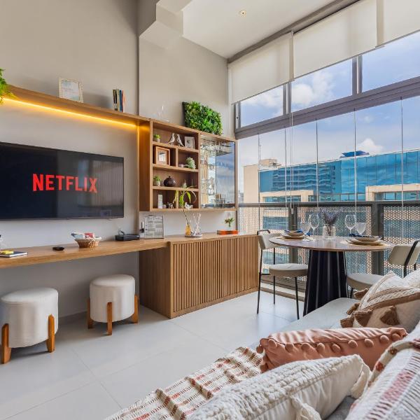 Studio Duplex Moderno com Piscina em Moema Próximo Ibirapuera