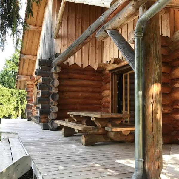 Chalet canadien en Morvan, hotel in Rouvray