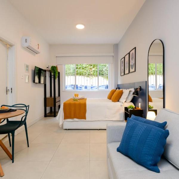 Studio inspirado em Athos Bulcao, AC, WiFi, TV - Foto 4